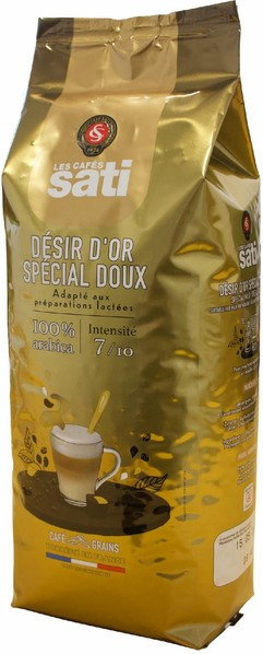 Кава зернова Sati Cafe Desir D'Or 1000г Франція