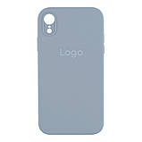 Чохол Silicone Case Square Full Camera для iPhone Xr Колір 01.Mint, фото 5