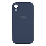 Чохол Silicone Case Square Full Camera для iPhone Xr Колір 01.Mint, фото 7