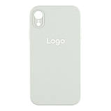 Чохол Silicone Case Square Full Camera для iPhone Xr Колір 01.Mint, фото 9