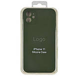 Чохол Silicone Case Square Full Camera для iPhone 11 Колір 21.Sea Blue, фото 3