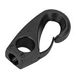 Карабін нейлон Nylon Snap Hook -Black 8 мм C82002, фото 2