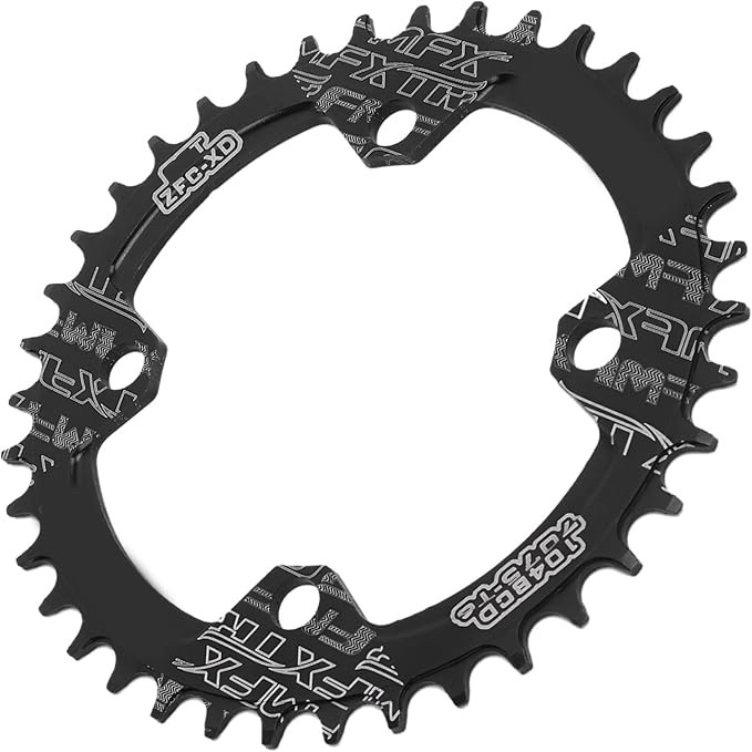 Зірка неспадайка FMFXTR Narrow-Wide 36T чорна | BCD 104 мм для шатуна, фото 1