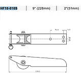 Роульс 9 (228MM)X 2 (52MM) HF10-010S, фото 3