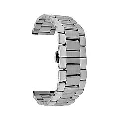 Сталевий браслет AWARDER 22 мм Silver