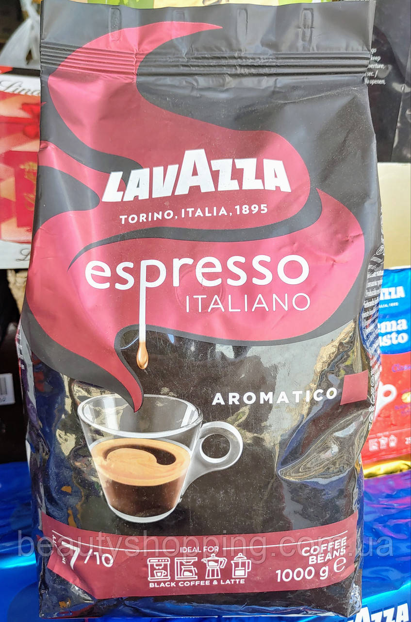 Лавацца кава в зернах еспресо Ароматико Lavazza Espresso italiano Aromatico 1 кг Torino Італія