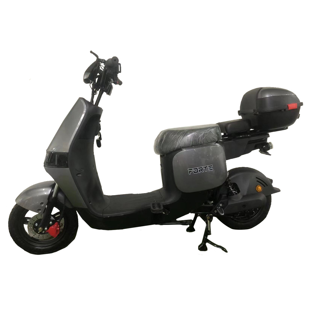 Велоскутер акумуляторний FORTE TRON сірий (800 Вт), фото 1