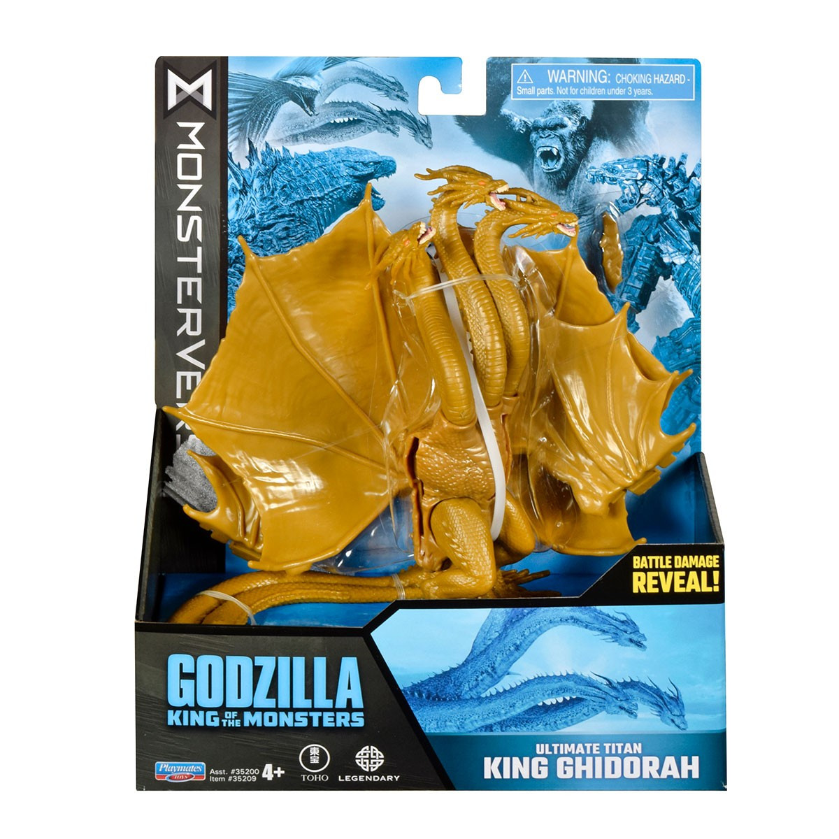 Ігрова фігурка Godzilla vs. Kong S2 King of the Monster - King Ghidorah Король Гідора 35209, фото 1