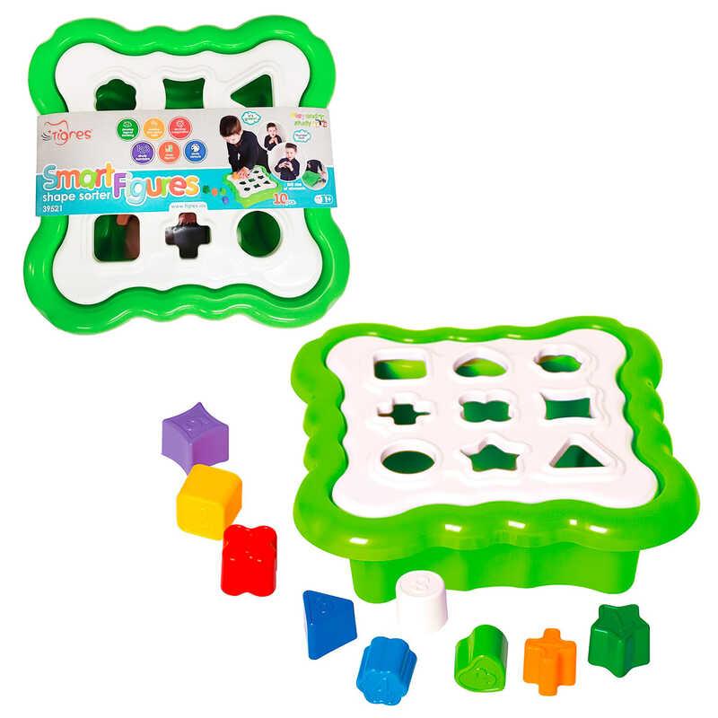 Сортер "Розумні фігурки" 10 елементів, в сітці 39521