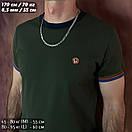 Срібний ланцюжок чоловічий бісмарк зі вставками Гепард, чоловіча цепочка срібло 6,5 мм 55 см, фото 2