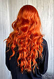 Перука на сітці довга хвиляста термоперука руда (SETI-2292-18), фото 6