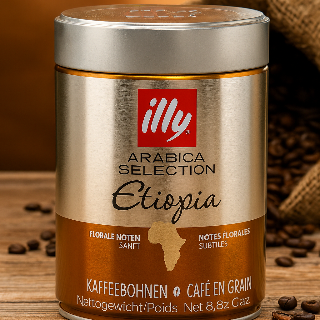 Кава у зернах ☕️ ILLY "Ethiopia" 250 гр. Італія, фото 1