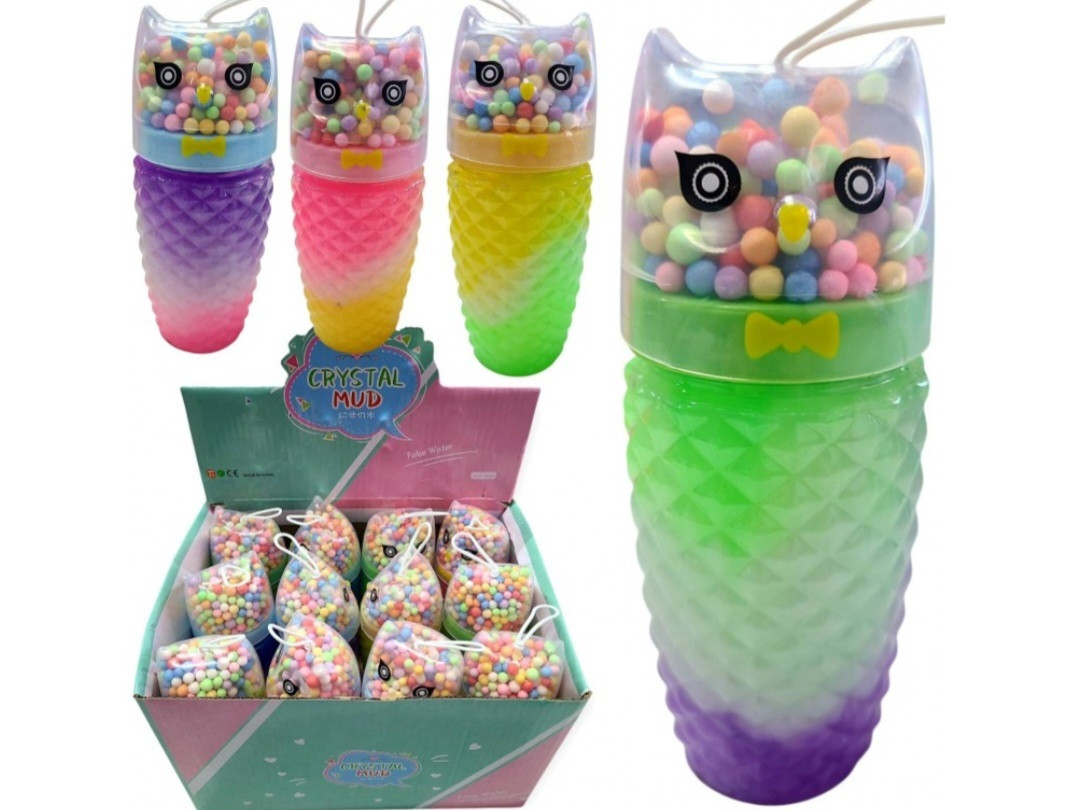 Слайм Сова з дрібними кульками