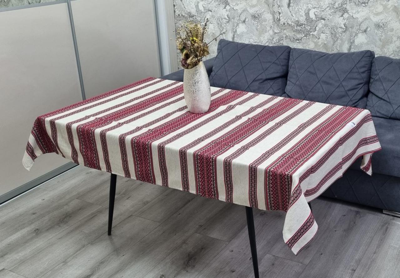 Скатертина з українським орнаментом | Стиль і традиція, фото 1