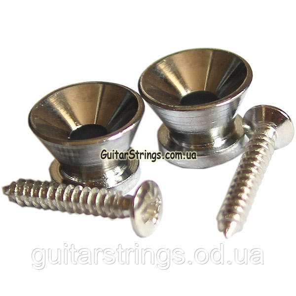 Ґудзики для електрогітари й акустики й бас гітари 2 шт. кріплення для ременя, фото 1