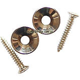 Ґудзики для електрогітари й акустики й бас гітари 2 шт. кріплення для ременя, фото 3