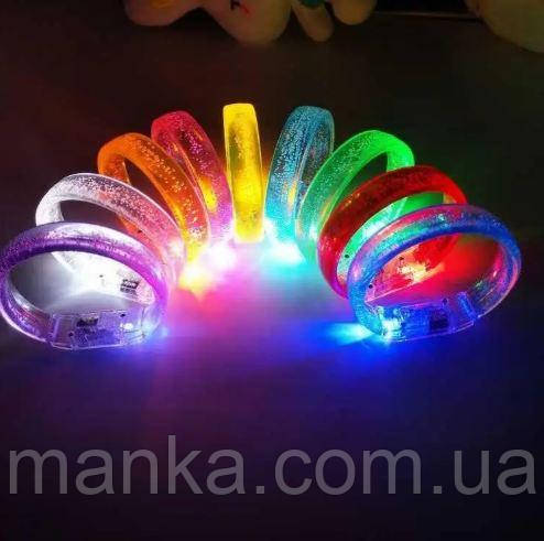 Браслет зі світлом C 73482   діаметр - 6 см, підсвічування, в коробці, фото 1