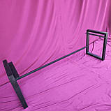 Опори для лавки LOFT. Садові боковини "П" 2 шт. + перемичка 120см, фото 4