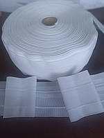 Тасьма, стрічка  для штор, 6см, бантова, 50м