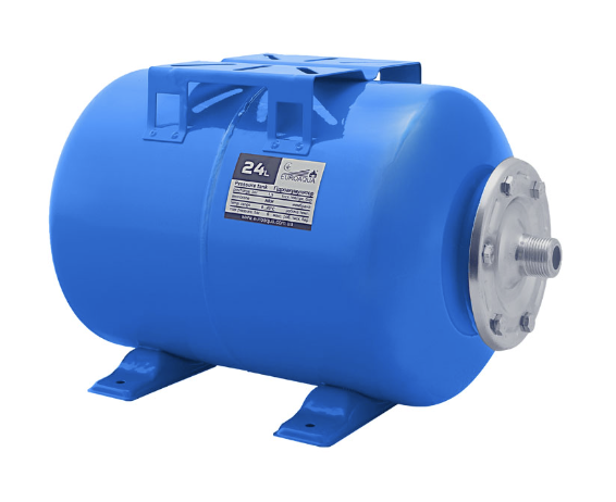 Гідроакумулятор Wisla 50 літрів (горизонтальний корпус Вуглецева сталь)