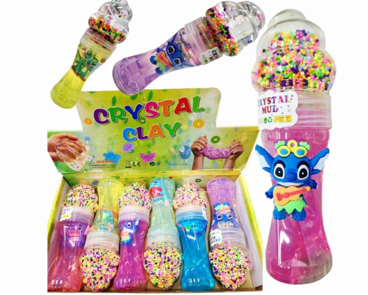 Слайм з іграшкою і дрібними кульками