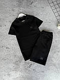 Чоловічий літній костюм футболка та шорти Dolce&Gabbana M2579 чорний, фото 7