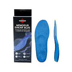Ортопедична устілка зі спіненого поліуретану Memopur Dakar Blue