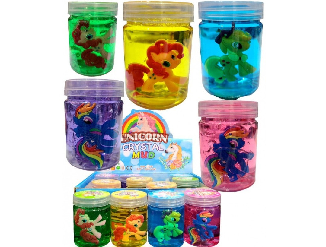 Слайм з іграшкою Єдиноріжка