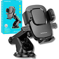 Автомобільний тримач в машину BH60 на приладову панель Чорний