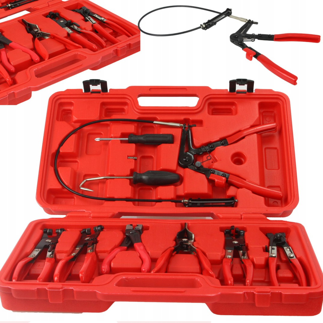 Комплект знімачів хомутів кріплень шлангів Mar-pol 9 ел. (M49545), фото 1