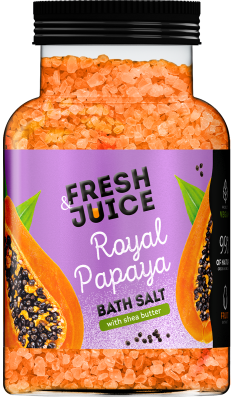 Сіль для ванн Fresh Juice Royal Papaya 700 г, фото 1