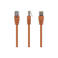 Патч-корд 1 м Cablexpert (PP12-1M/O) жовтогарячий UTP 1 м 5е