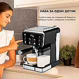 Кавомашина 20 Bar з контейнером для молока Zepline Потужна кавомашина 3000 W Багатофункціональна кавомашина, фото 8