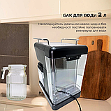 Кавомашина 20 Bar з контейнером для молока Zepline Потужна кавомашина 3000 W Багатофункціональна кавомашина, фото 10