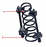 Стяжки пружин MCPHERSON з фіксатором 260 мм Falcon F05338, фото 3