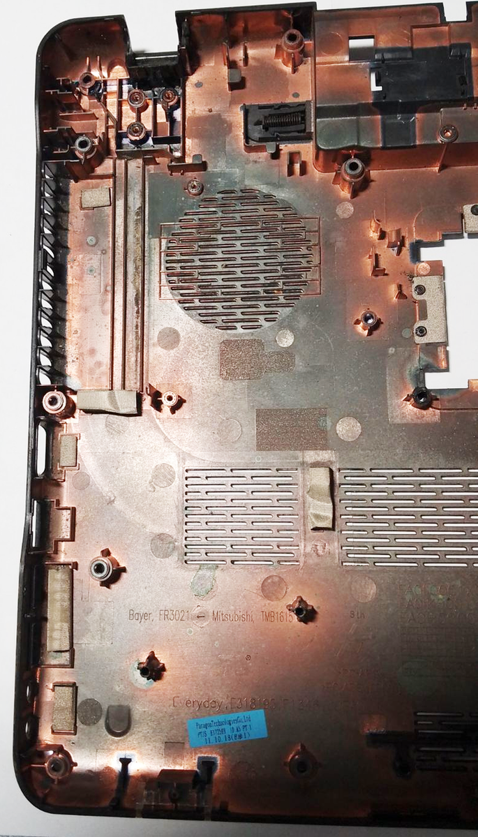 Піддон Toshiba Satellite C660 C660D Корпус D (нижня частина корпусу б.в., фото 1