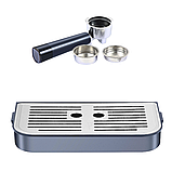 Кавомашина з капучинатором Crownberg Рожкова сенсорна кавоварка 20 бар Домашня еспресо-машина 1200 Вт, фото 10