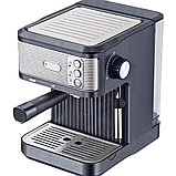 Кавомашина для дому Crownberg Домашня ріжкова кавова машина 20 Bar Еспресо кавомашина потужністю 1200 Вт, фото 8