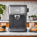 Кавомашина ріжкова Crownberg Домашня кавова машина 20 Bar для дому Еспресо кавомашина потужністю 1200 Вт, фото 8