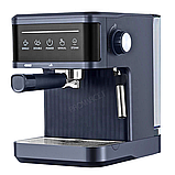Кавомашина домашня Crownberg 1200 W Ріжкова кавоварка 20 Bar Сенсорна еспресо-машина з капучинатором, фото 8