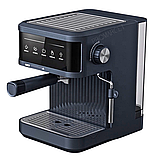 Еспресо-машина Crownberg 1200 W Сенсорна домашня кавомашина з капучинатором Ріжкова кавоварка 20 Bar, фото 4