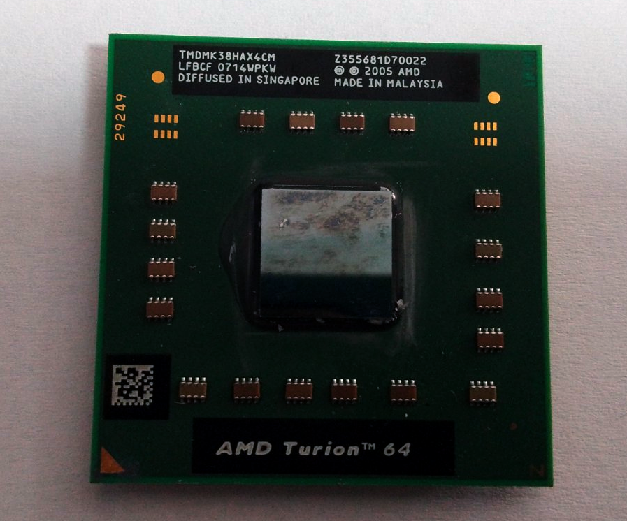Процесор AMD Turion 64 MK-38 TMDMK38HAX4CM 2.20 GHz, фото 1