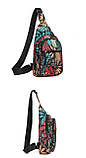 Чоловіча сумка через плече, нагрудна сумка, сумка через плече, модна, спортивна сумка ОПТ, фото 6
