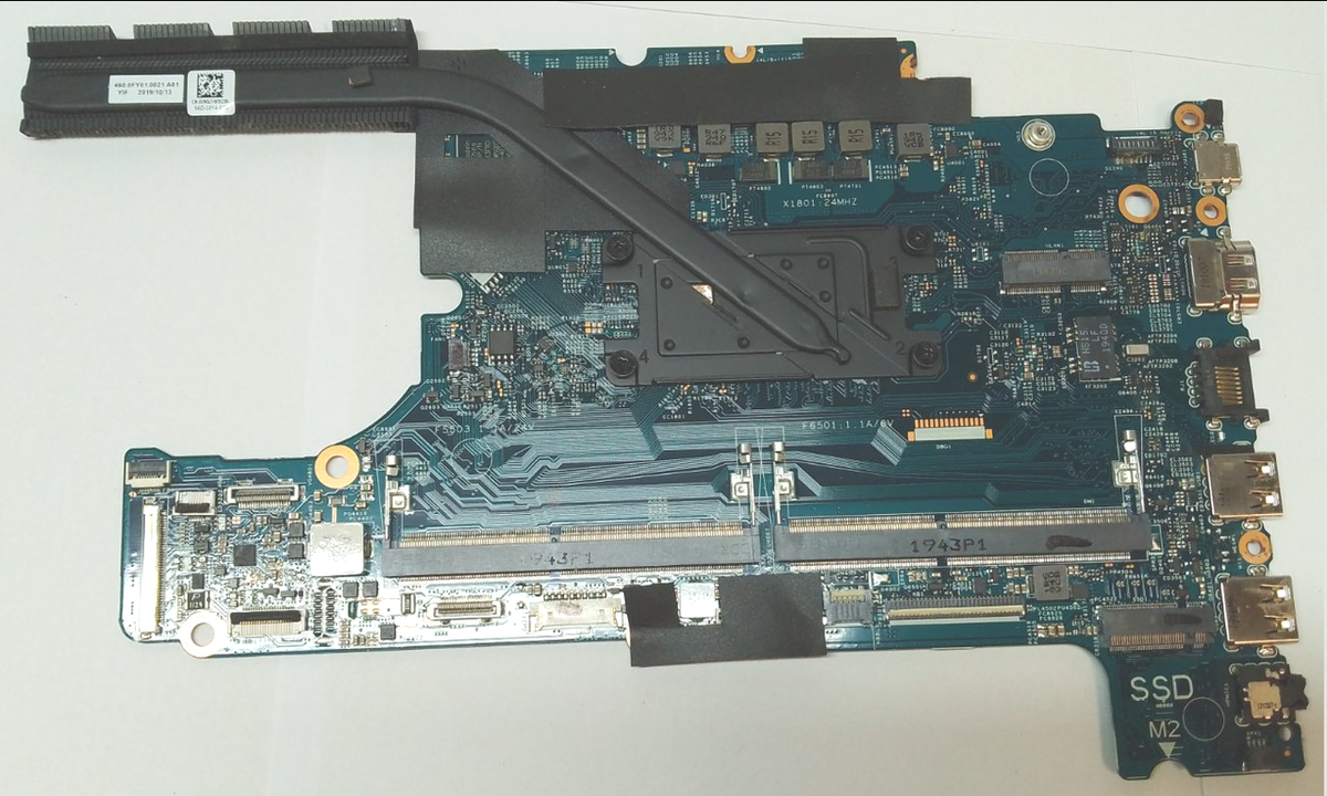 Мат плата Dell latitude 3400/3500 (i5-8265U з радіатором б.в.
