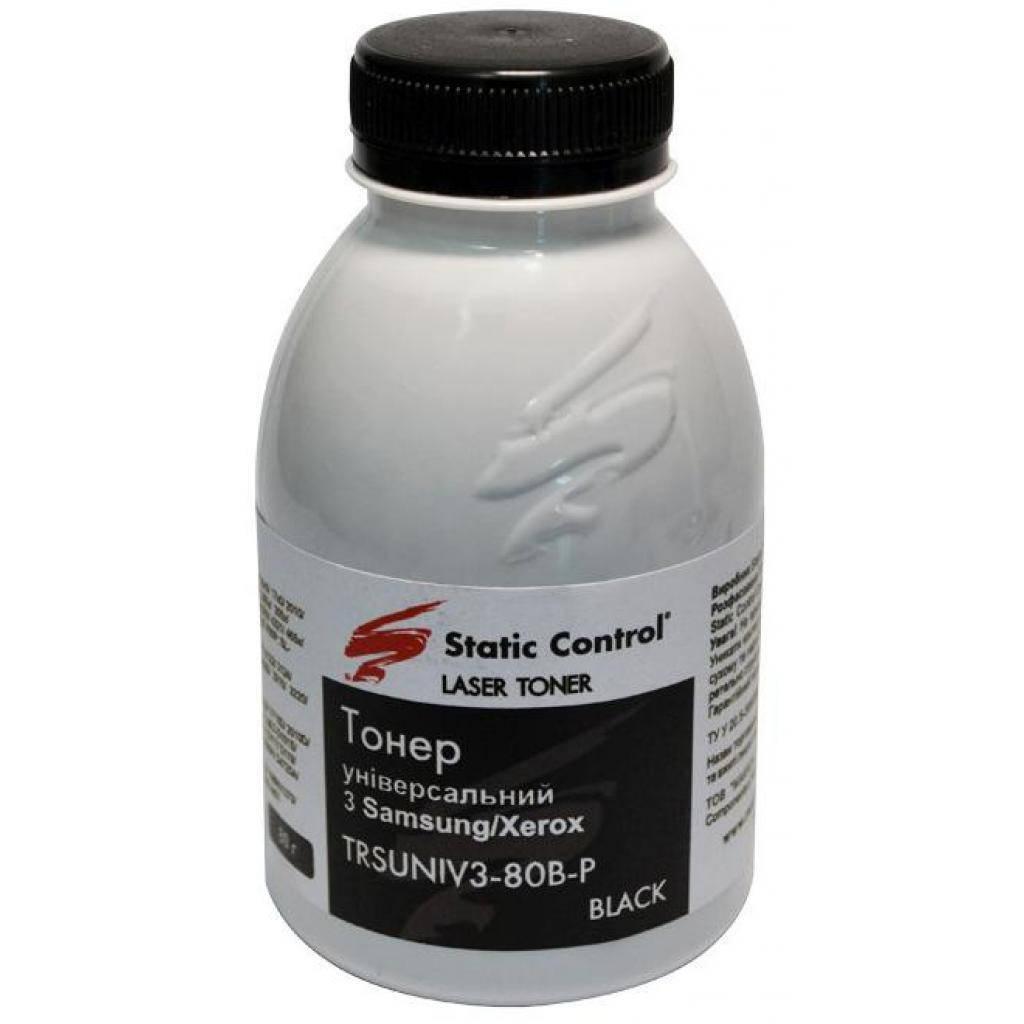 Тонер Samsung/Xerox Static Control (TRSUNIV3-80B-P) 80 г, фото 1
