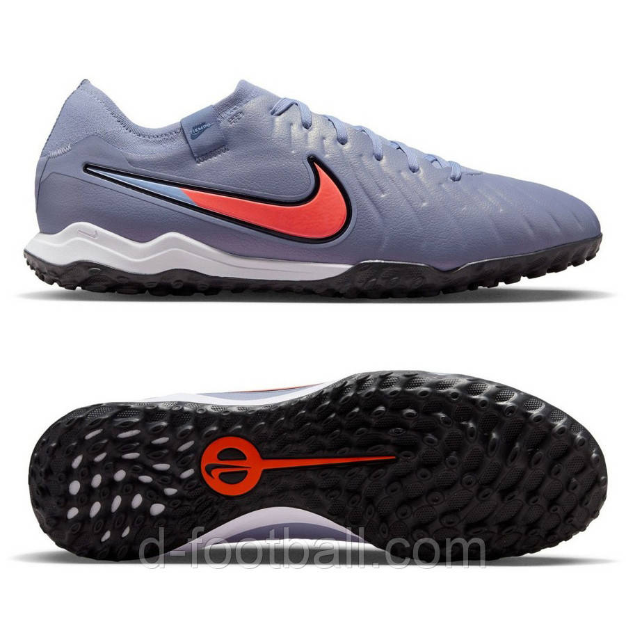 Сороконіжки Nike Tiempo Legend X Pro TF DV4336-402, Сірий, Розмір (EU) — 42, фото 1