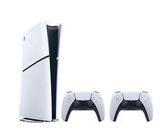 Ігрова приставка Sony PlayStation 5 Slim (PS5) 1TB Blu-ray (2 геймпади Dualsense)