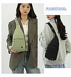 Нагрудна повсякденна сумка через плечі нового стилю сумка-месенджер оптом, фото 9