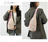 Нагрудна повсякденна сумка через плечі нового стилю сумка-месенджер оптом, фото 4