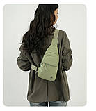 Нагрудна повсякденна сумка через плечі нового стилю сумка-месенджер оптом, фото 3